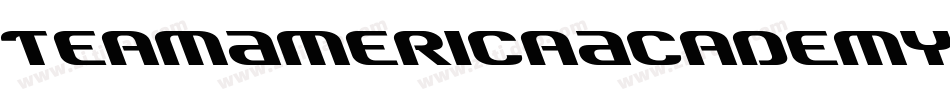 TeamAmericaAcademy-0Zw9字体转换
