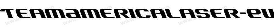 TeamAmericaLaser-EwAW字体转换