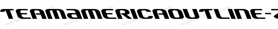 TeamAmericaOutline-ZAm3字体转换