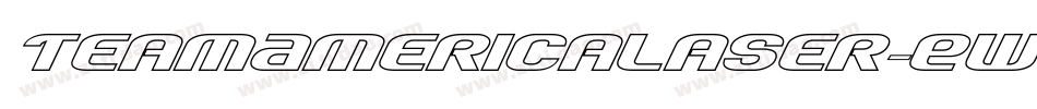 TeamAmericaLaser-EwAW字体转换