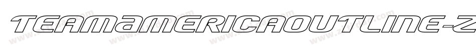 TeamAmericaOutline-ZAm3字体转换