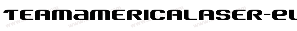 TeamAmericaLaser-EwAW字体转换
