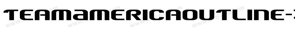 TeamAmericaOutline-ZAm3字体转换