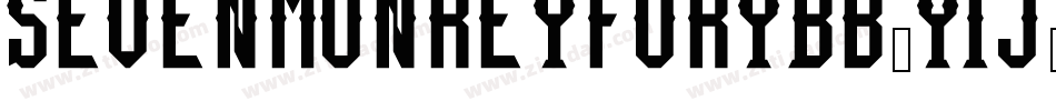 SevenMonkeyFuryBb-Y1j字体转换