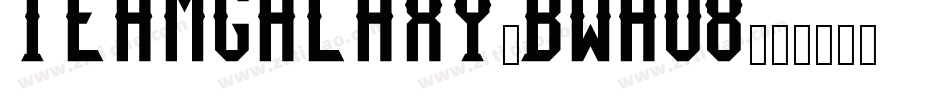 TeamGalaxy-BWaO8字体转换