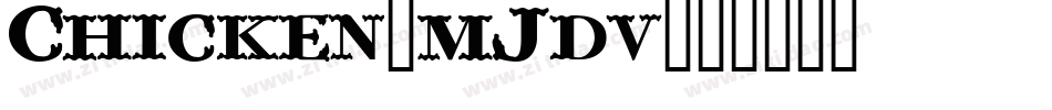 Chicken-mJdv字体转换
