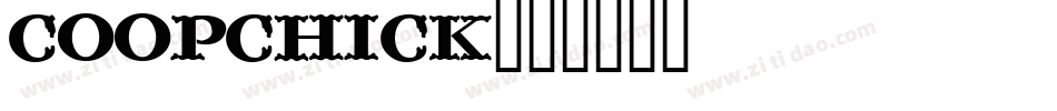 coopchick字体转换