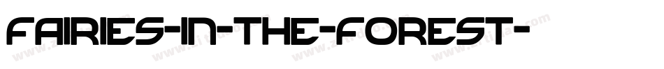 Fairies-in-the-Forest字体转换