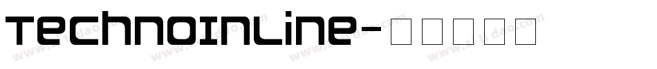 TechnoInline字体转换