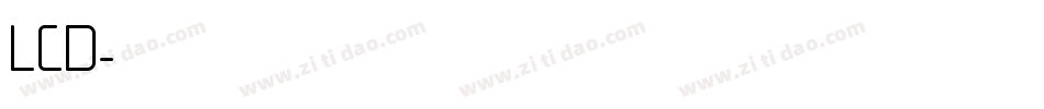 LCD字体转换