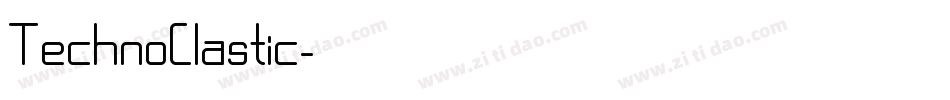 TechnoClastic字体转换