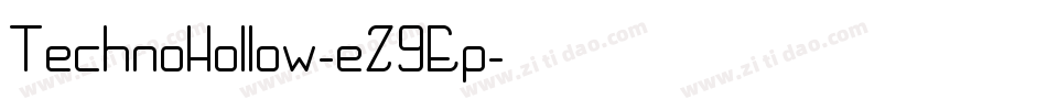 TechnoHollow-eZ9Ep字体转换