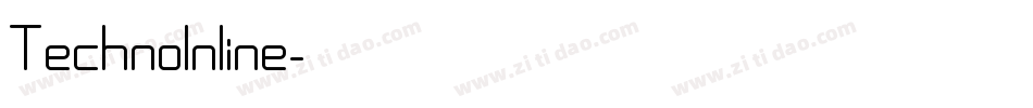 TechnoInline字体转换