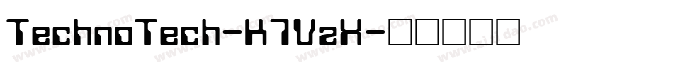 TechnoTech-K7VzX字体转换