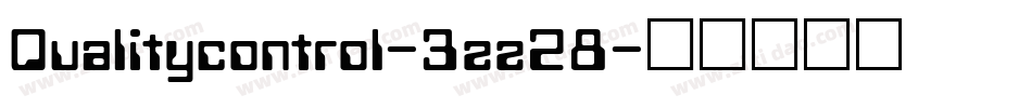 Qualitycontrol-3zz28字体转换