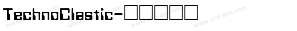 TechnoClastic字体转换