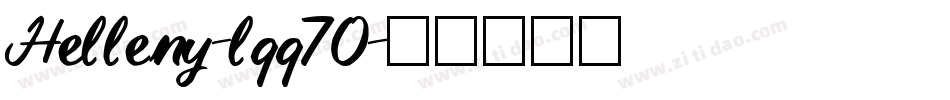 Helleny-lgg70字体转换