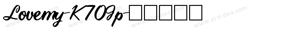 Lovemy-K70Jp字体转换