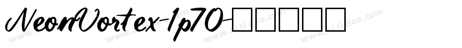 NeonVortex-1p70字体转换