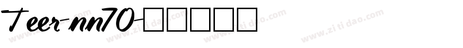 Teer-nn70字体转换