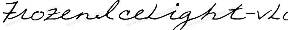 FrozenIceLight-vLoO字体转换
