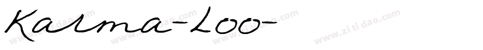 Karma-Loo字体转换
