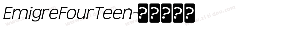 EmigreFourTeen字体转换