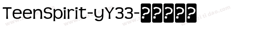 TeenSpirit-yY33字体转换