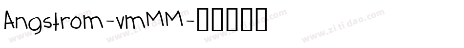 Angstrom-vmMM字体转换