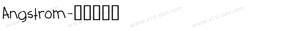Angstrom字体转换
