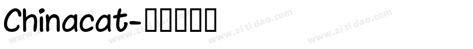 Chinacat字体转换