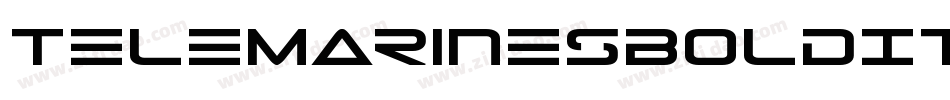 TeleMarinesBoldItalic-dz6X字体转换