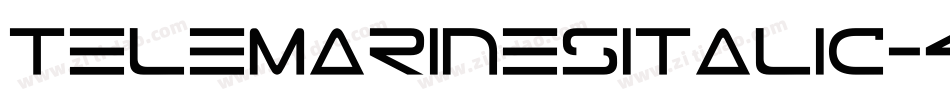 TeleMarinesItalic-4Owp字体转换