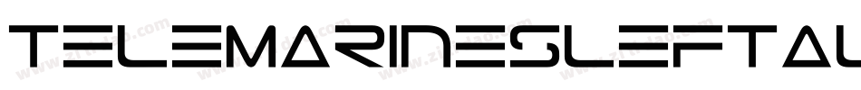 TeleMarinesLeftalic-ez6m字体转换