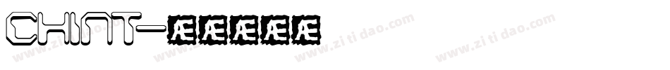 CHINT字体转换