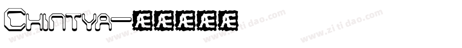 Chintya字体转换