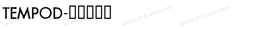 TEMPOD字体转换