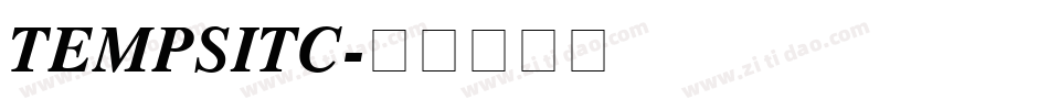 TEMPSITC字体转换