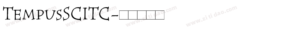 TempusSCITC字体转换