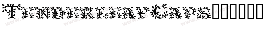 TenderleafCaps字体转换