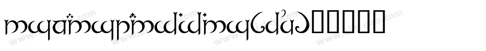 ngwangtianxixingshuj字体转换