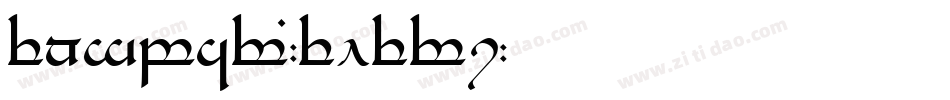 Tengwar-Teleri字体转换