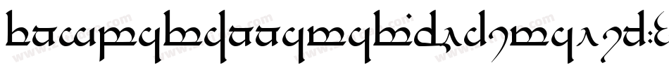 TengwarAnnatarBoldItalic-K7r7字体转换