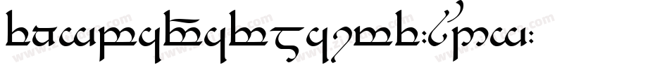 TengwarParmaite-8M2g字体转换