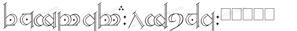 Tengwar-Elfica字体转换