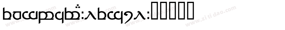 Tengwar-Elesil字体转换