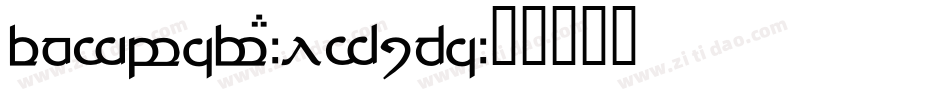 Tengwar-Elfica字体转换