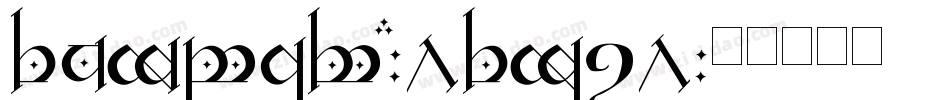 Tengwar-Elesil字体转换