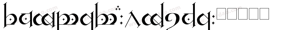 Tengwar-Elfica字体转换