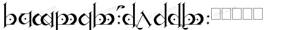 Tengwar-Noldor字体转换